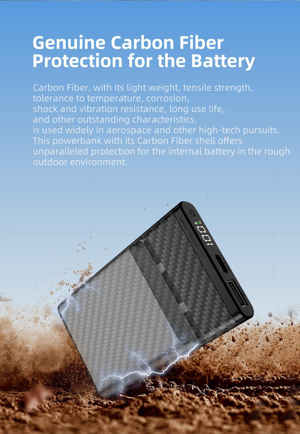 Klarus K5 V2, Carbon Powerbank, 10000mAh