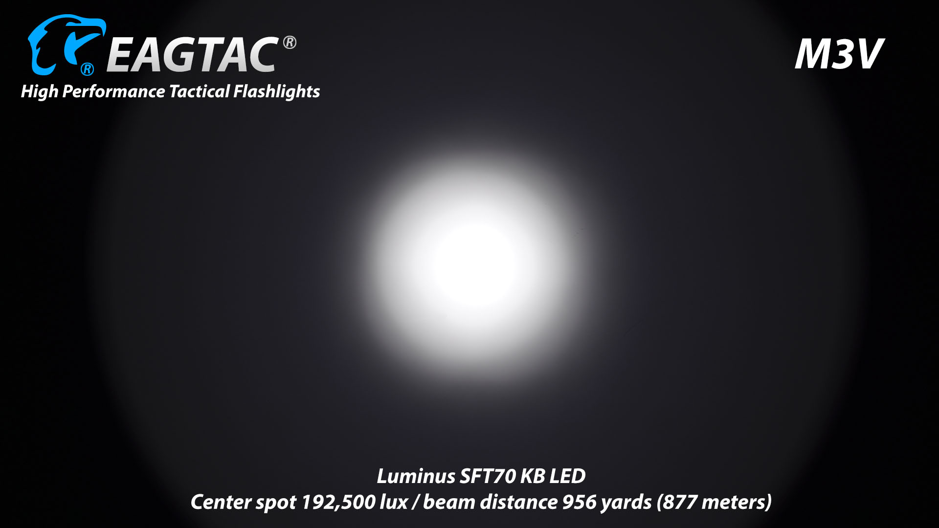 Eagtac M3V, Luminus SFT70 LED