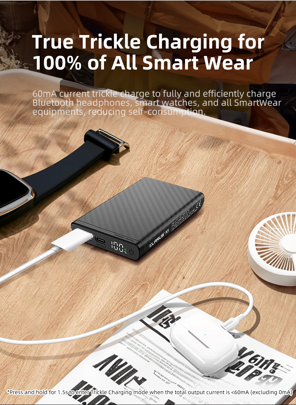 Klarus K5 V2, Carbon Powerbank, 10000mAh