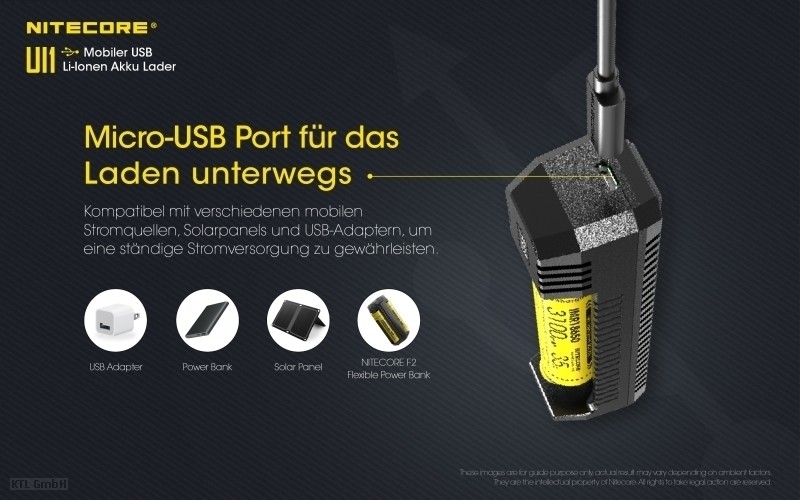 Nitecore USB Lader UI1