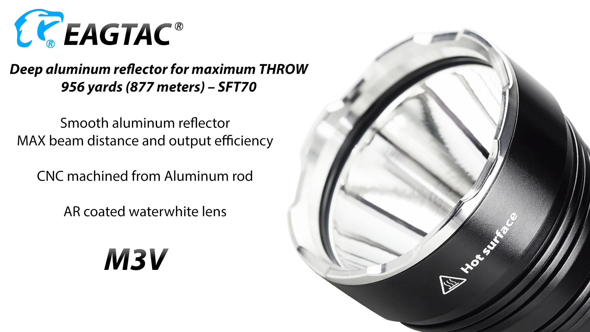 Eagtac M3V, Luminus SFT70 LED