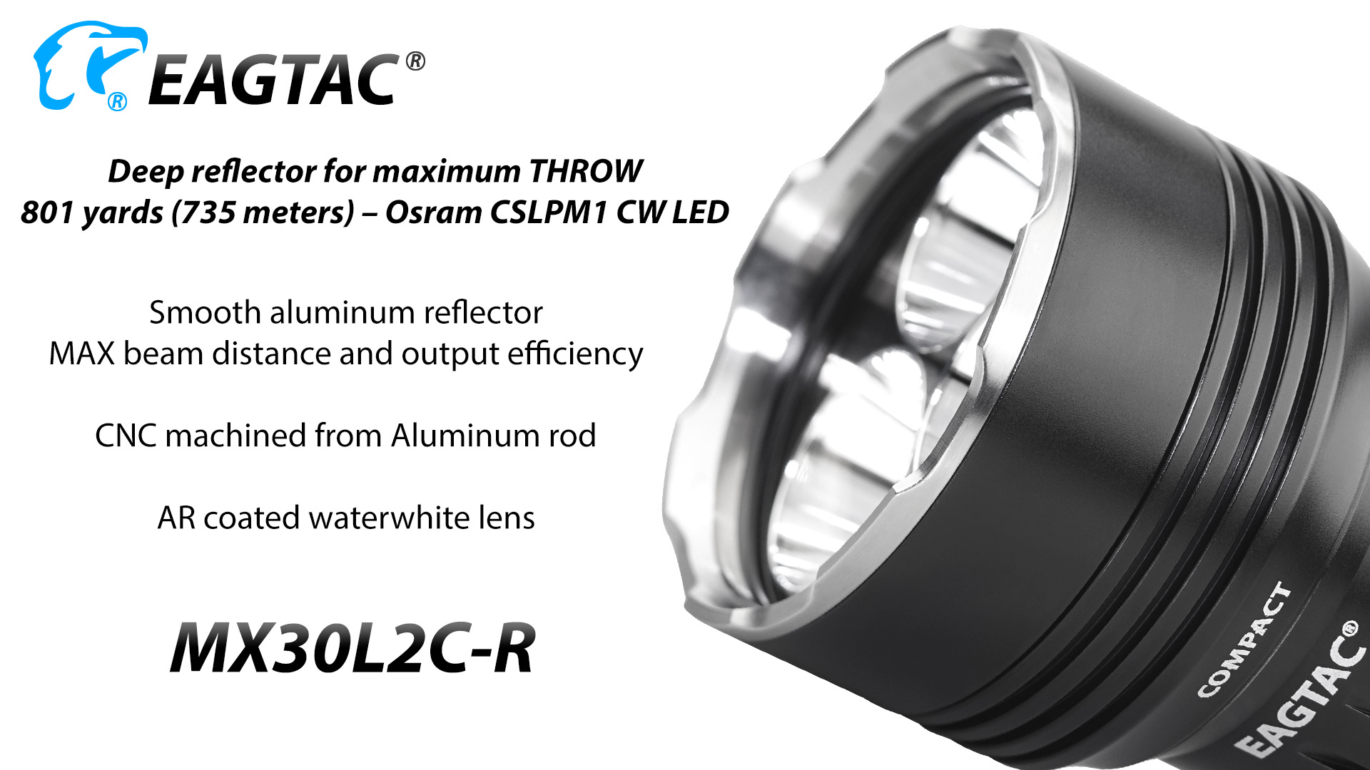 Eagtac MX30L2CR, 3x Osram CSLPM1