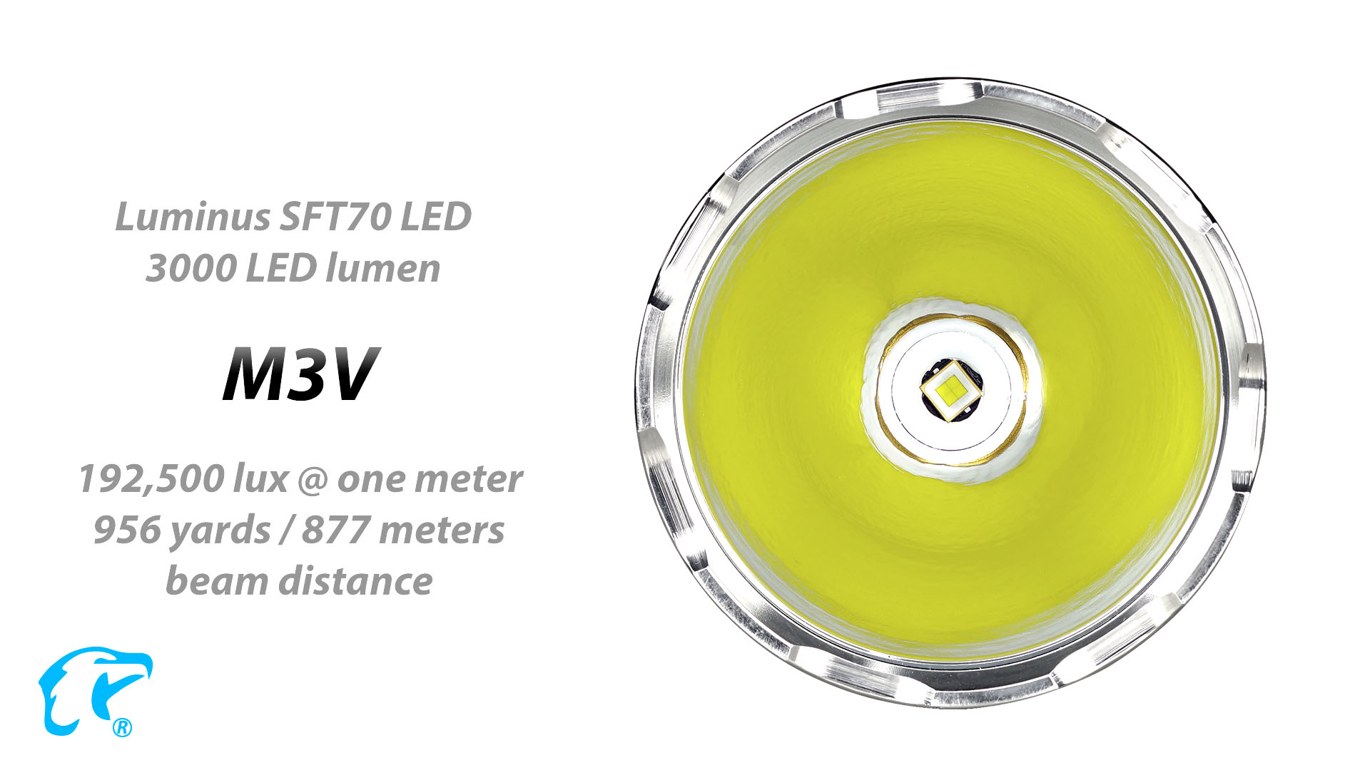 Eagtac M3V, Luminus SFT70 LED